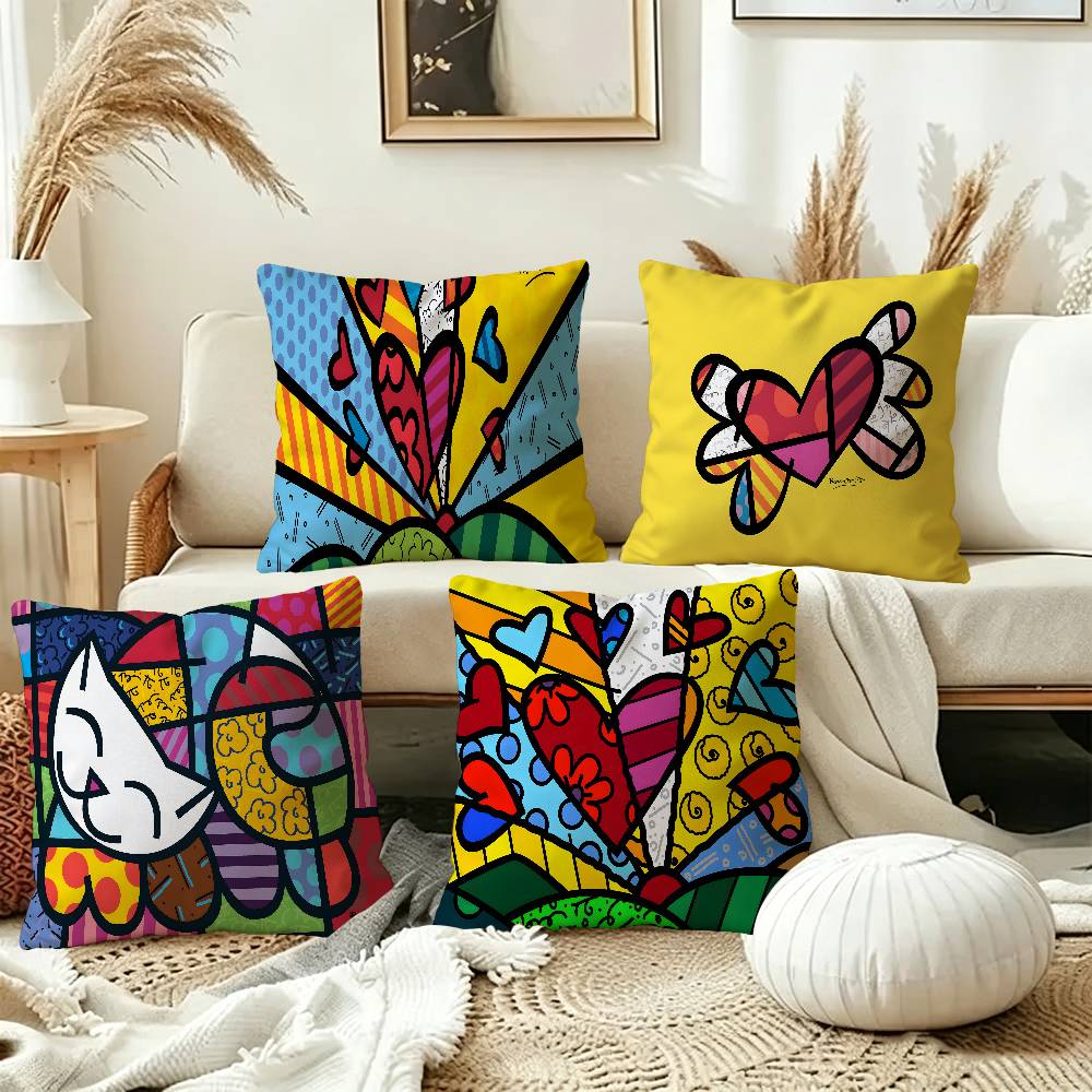 Home Art Textiles - Britto Art fodera per cuscino, fodera