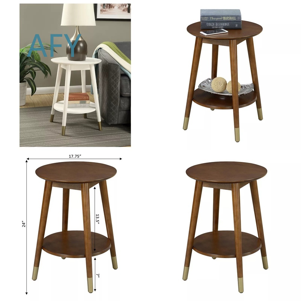 Muji Home Storage - Tavolino in Legno con Vano Portaoggetti