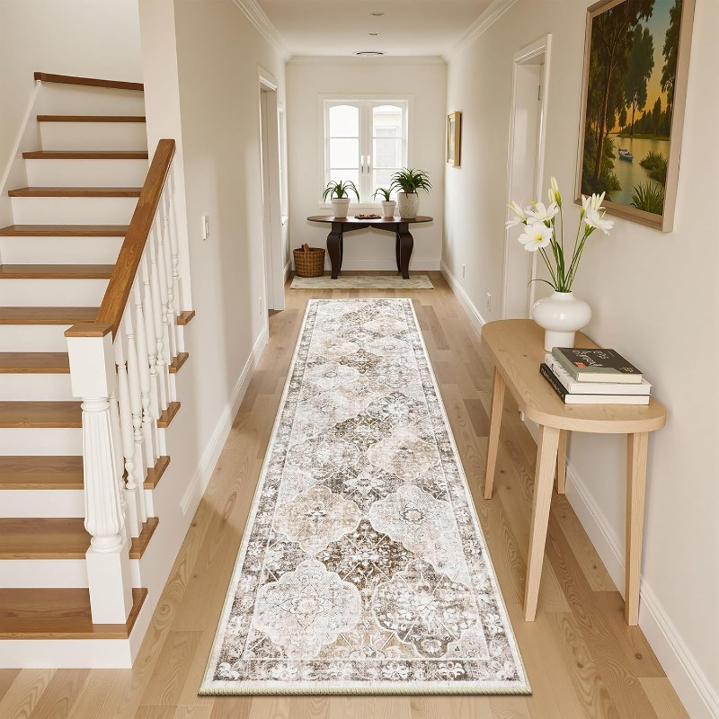 Home Lines Textiles - Tappeto Lungo Bohemien per Corridoio, Pieghevole,