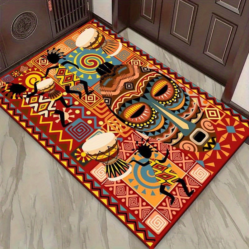 Home Art Textiles - Tappeto artistico africano per decorazioni culturali