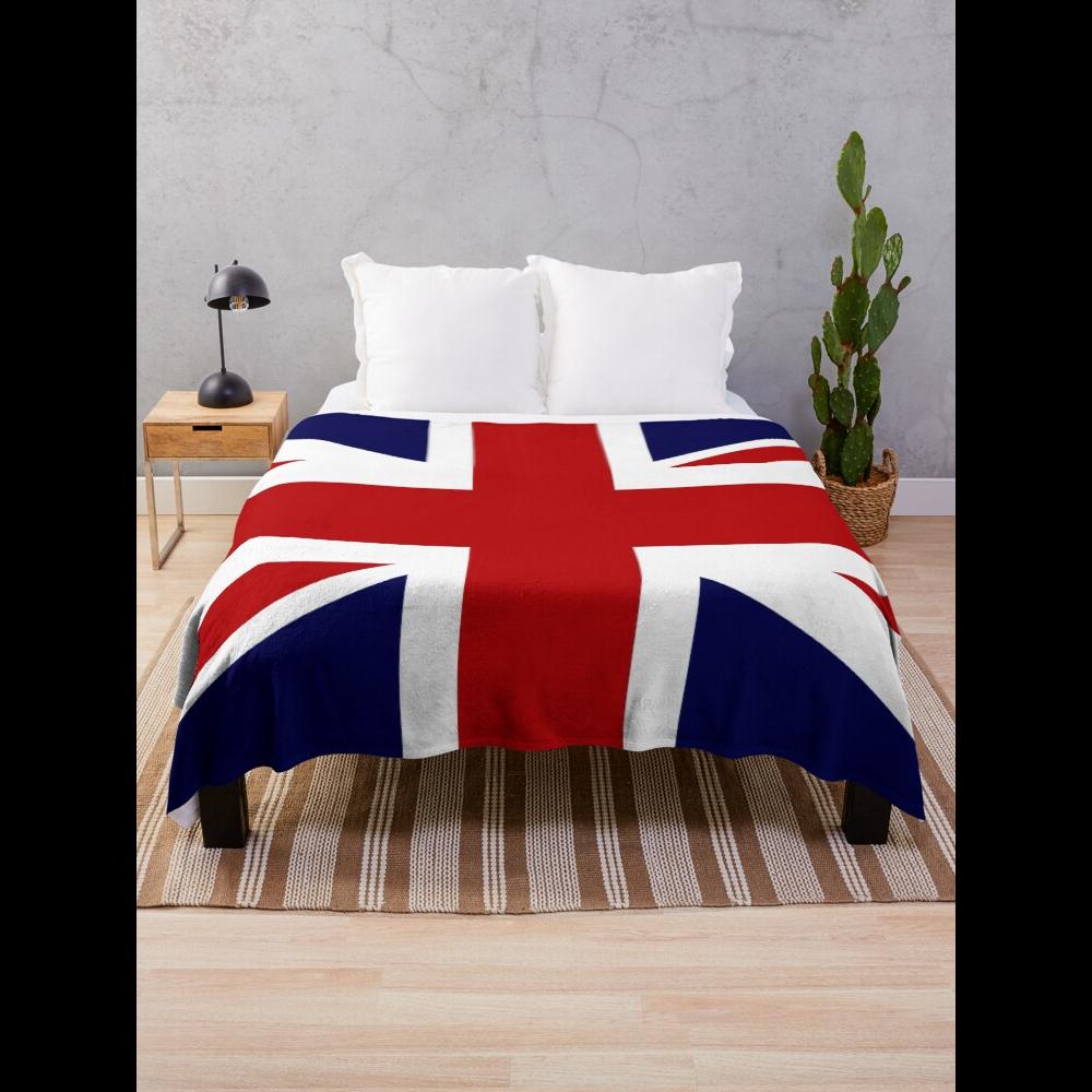Home Textiles Uk - Coperta da tiro premium con bandiera
