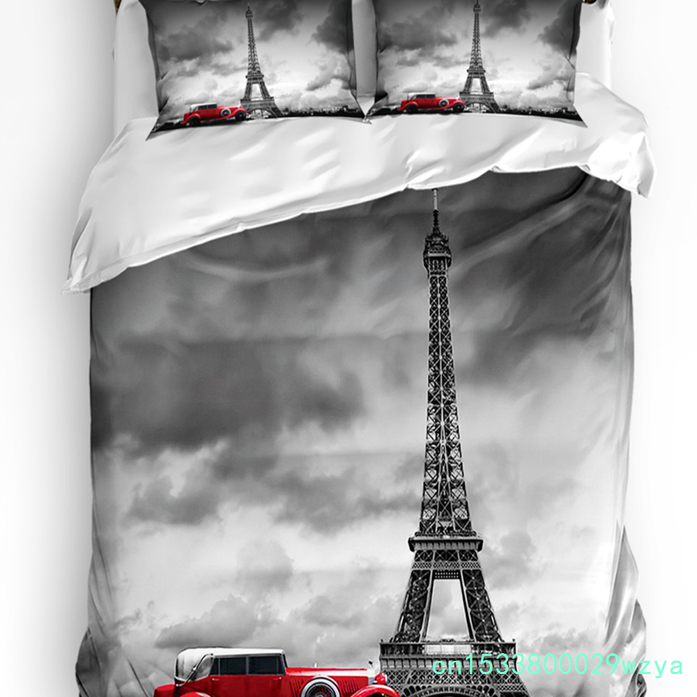 Home Textiles Paris - Copripiumino con Torre Eiffel di Parigi